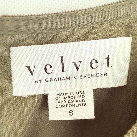 Velvet by Graham & Spencer Women's Eliah Corduroy Puff Sleeve Dress Relaxed Fit - Picture 8 of 9